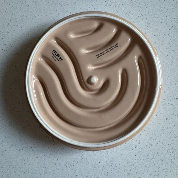 Bicopet Slow Feeder Pet Dog Ceramic Maze Non-Slip Silicone Rim Puzzle Heavy Duty - Picture 13 of 13